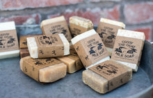 Load image into Gallery viewer, Cinnamon Carmel Swirl Goat Milk Soap
